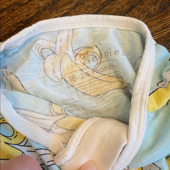 Little Sleepies Footed Pajamas Set - Picture 4 of 5